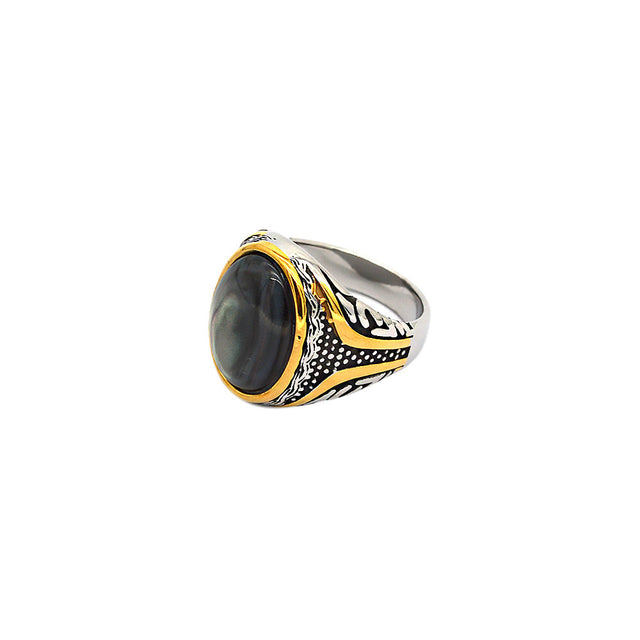Onyx Gold Ring by CRUX