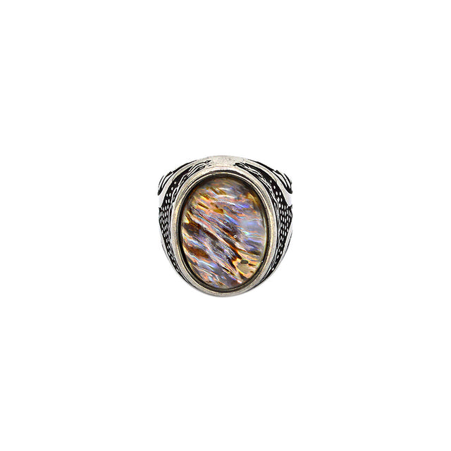 Onyx Silver Ring by CRUX