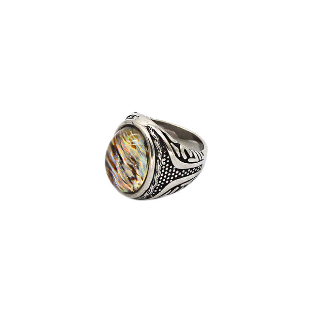 Onyx Silver Ring by CRUX