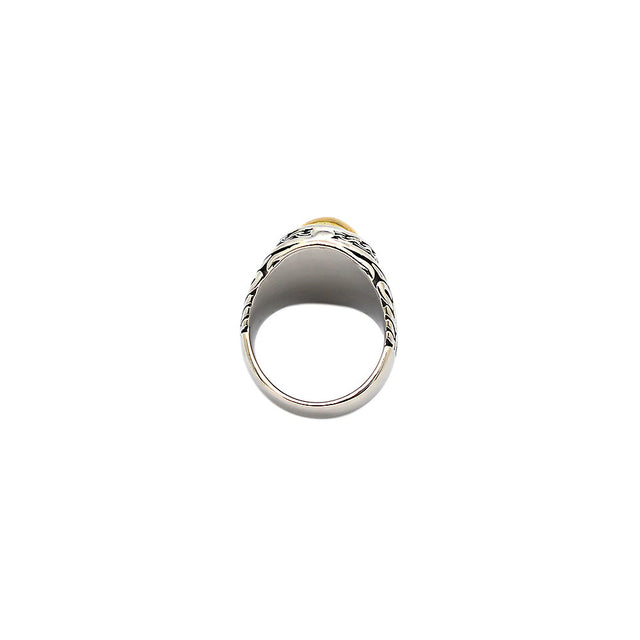 Onyx Silver Ring by CRUX