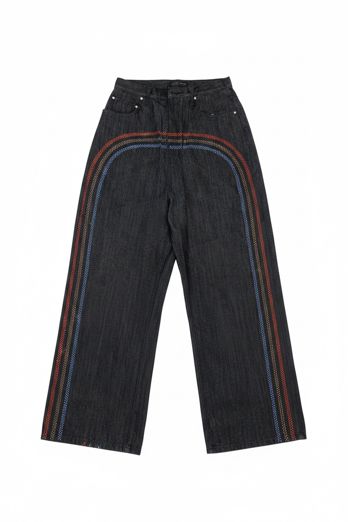 Streak Stud Jeans by CRUX