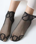 Mesh Maze Socks by 227102