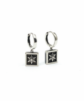 Chrome Frame Earring by ENO