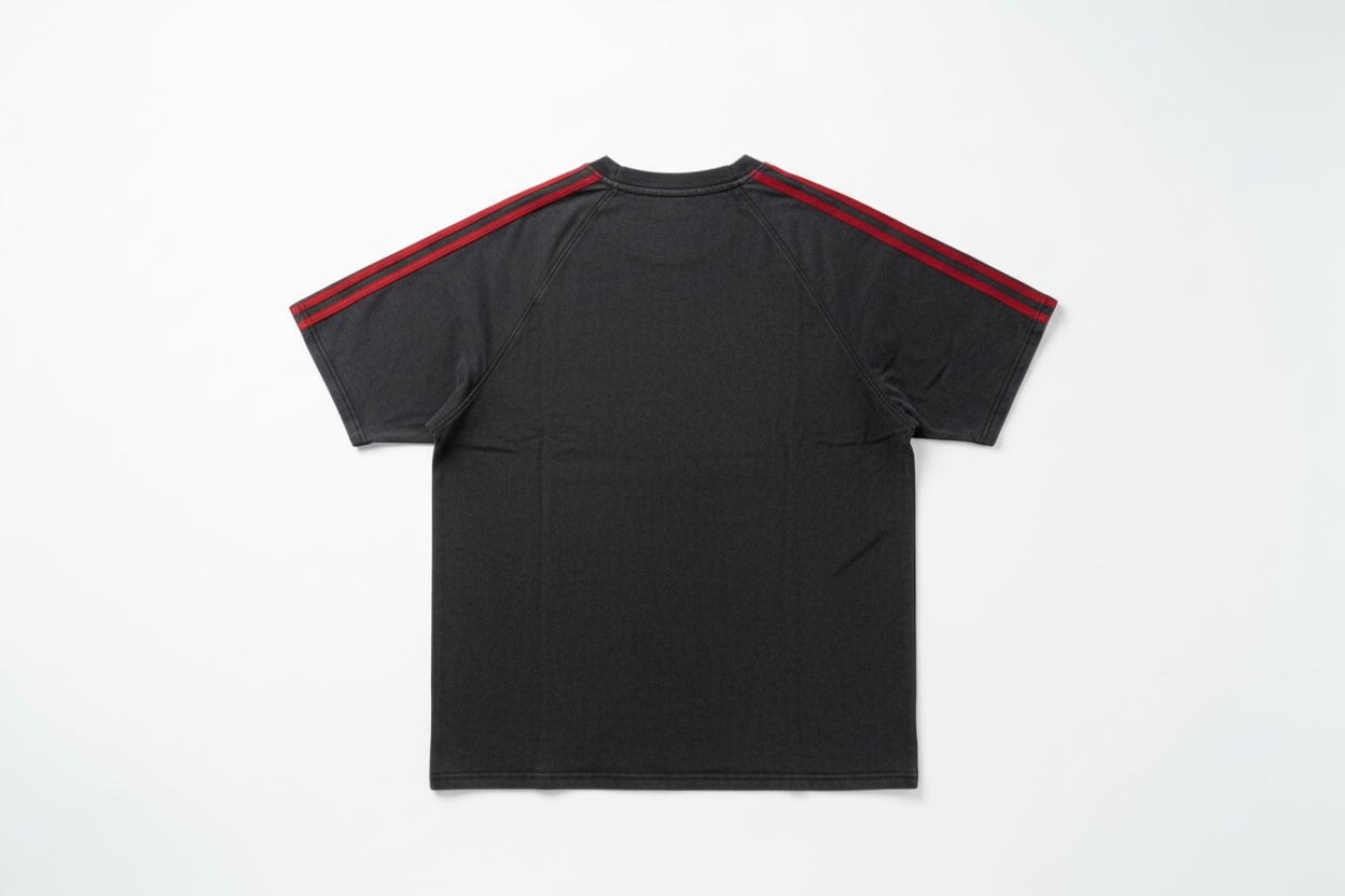 Acid Wash Stripe Tee by CRUX