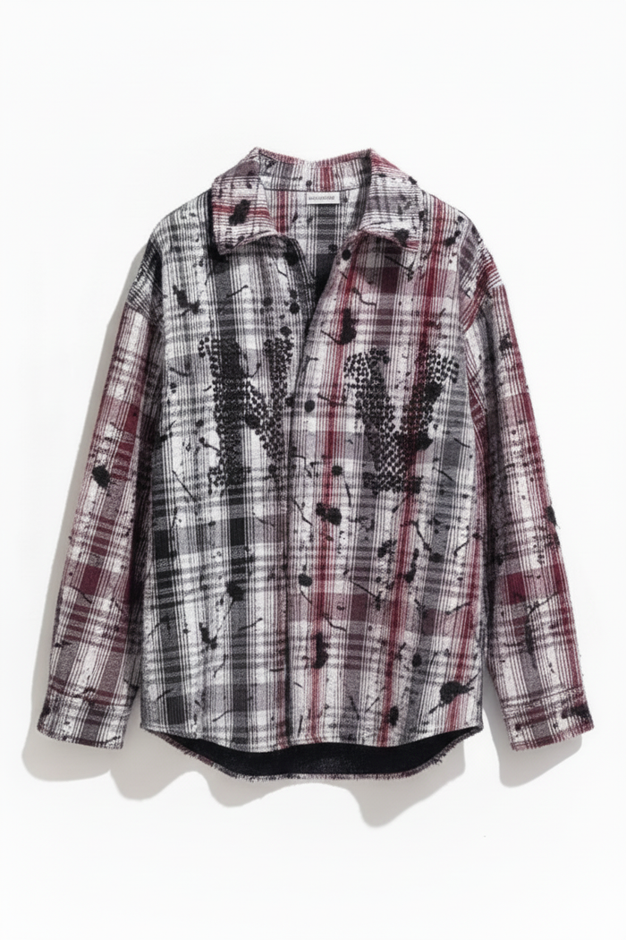 Stud Splashy Shirt by CRUX