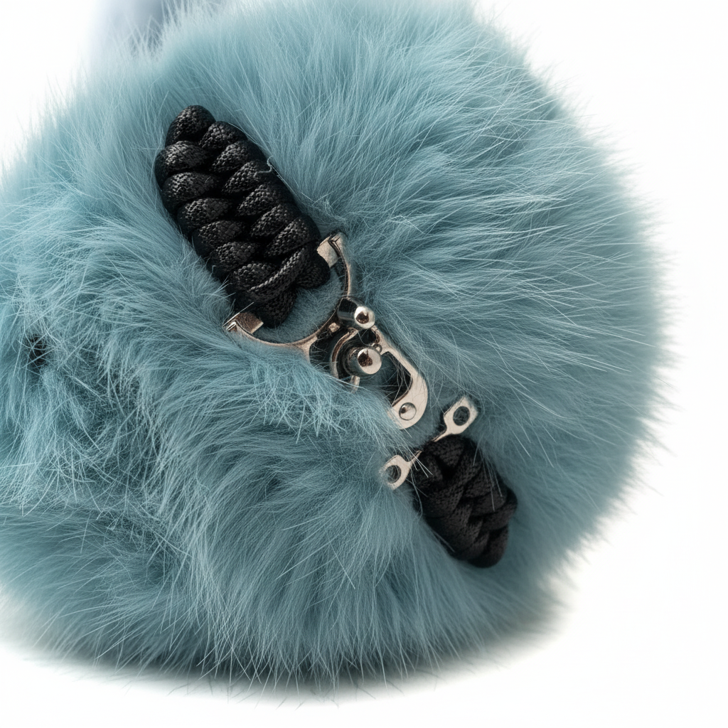 Teal Buckle Ear Muff by 227102