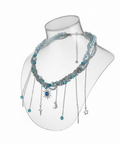 Crescent Drop Bead Neckpiece by CRUX