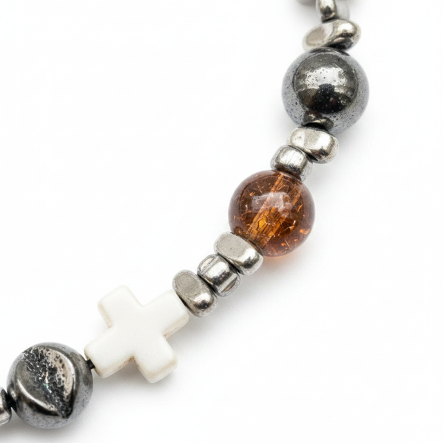Tristack Bead Neckpiece by CRUX