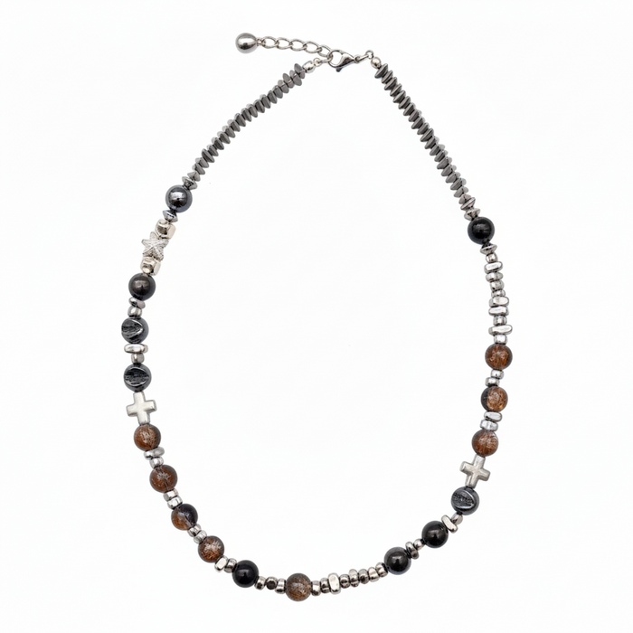 Tristack Bead Neckpiece by CRUX