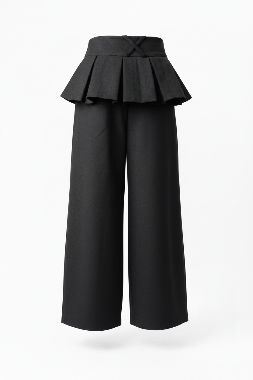 Depop Fem Pants — trousers in black | CRUX