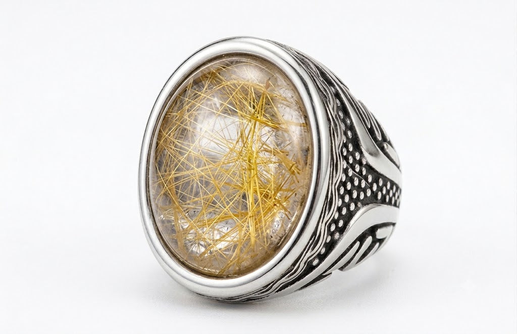 Onyx Silver Ring | CRUX