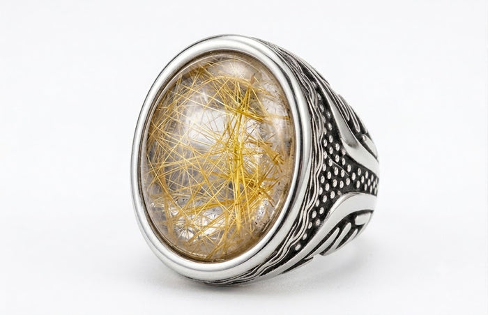 Onyx Silver Ring | CRUX