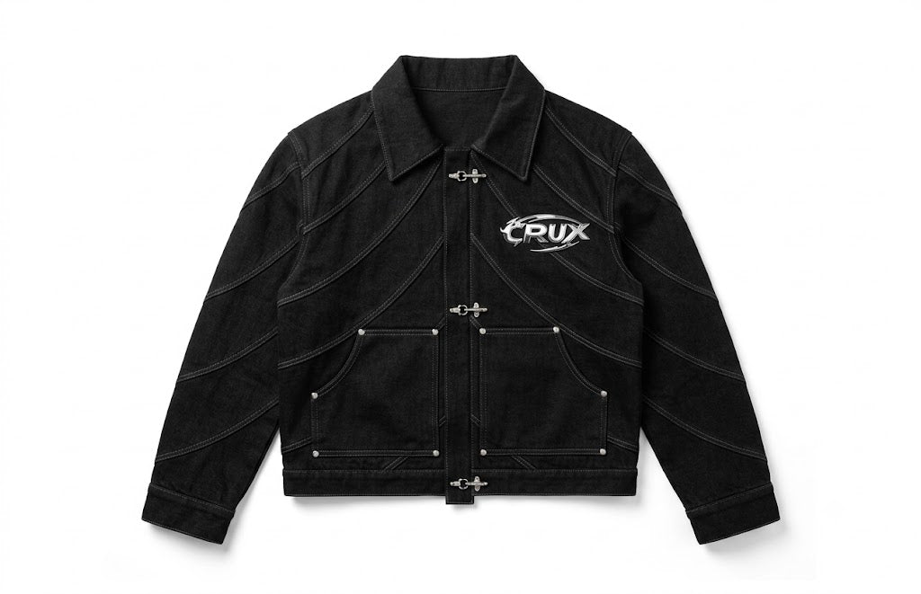 CX Denim Jacket ( 2 COLORS) in black | CRUX