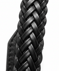 Woven Cuban Leather Belt by CRUX