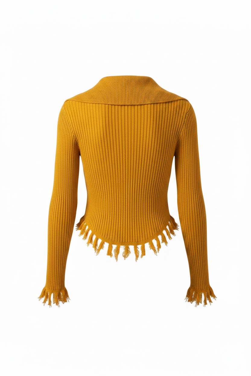 Yellow Flip Top — Back View