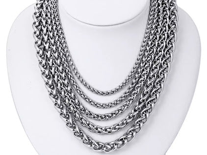 5MM CHROME SILVER CHAIN