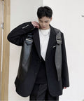 Strap Leather Vest by CRUX