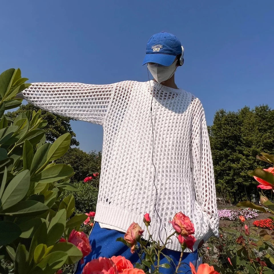 KNIT NET TOP by CRUX