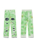 RIPPED GREEN DENIM by CRUX