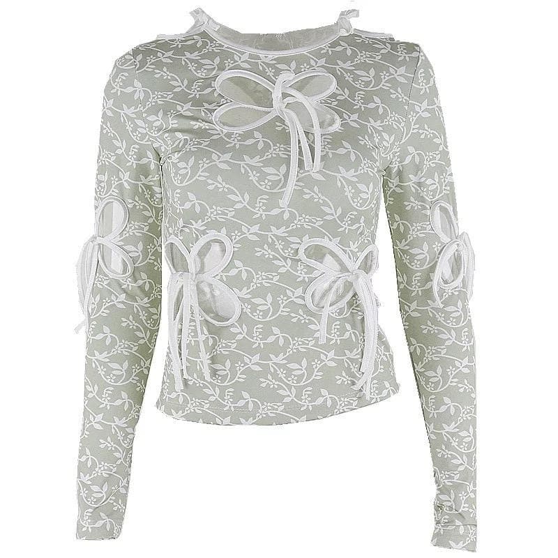 BUTTERFLY HOLLOW TOP by 227102