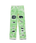 RIPPED GREEN DENIM by CRUX