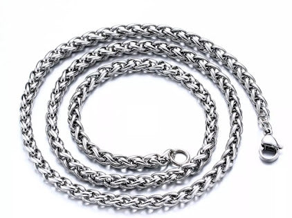 5MM CHROME SILVER CHAIN