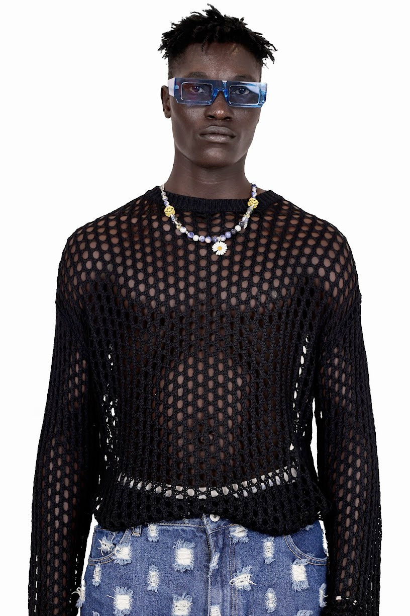 KNIT NET TOP by CRUX