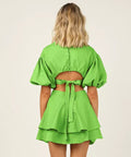 PUFFY SLEEVE DRESS by 227102