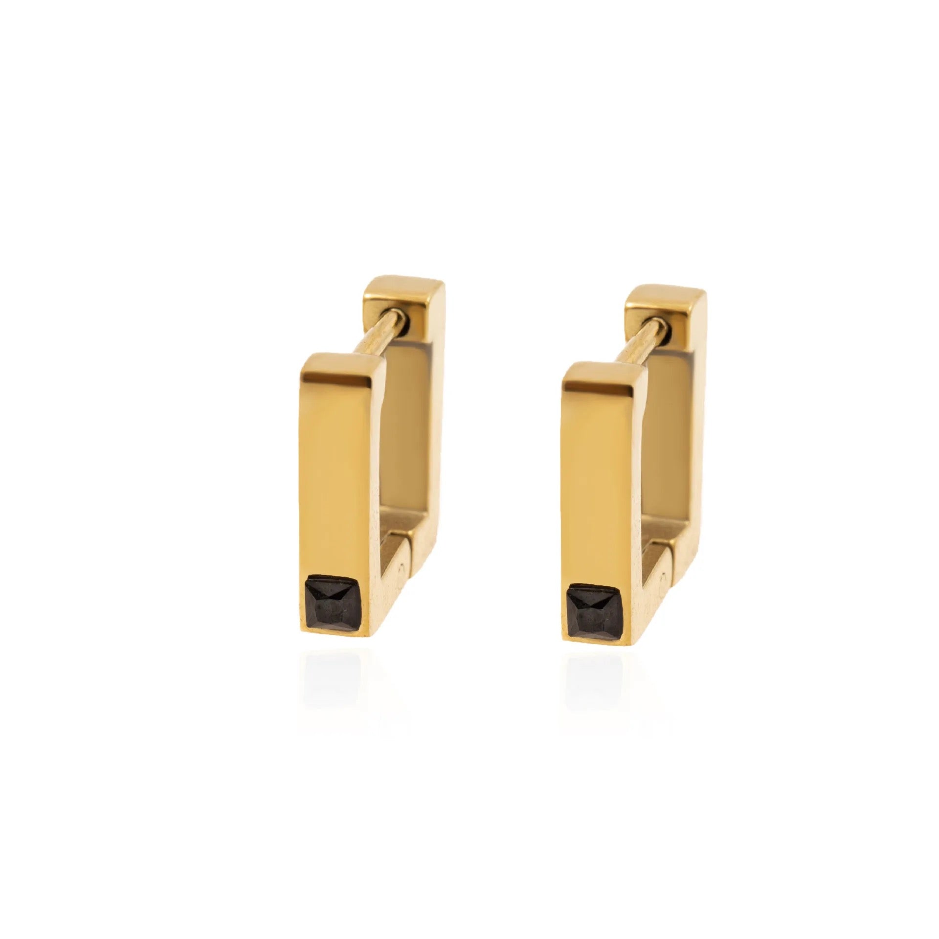 SQUARE GEM EARRING by CRUX