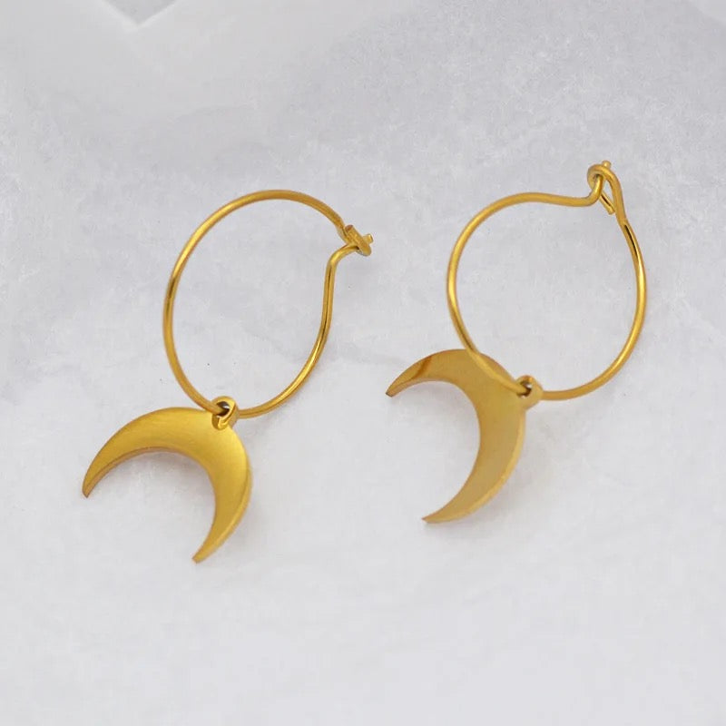 RETRO GOLD PLATED EARRINGS by CRUX