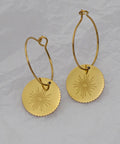 RETRO GOLD PLATED EARRINGS by CRUX