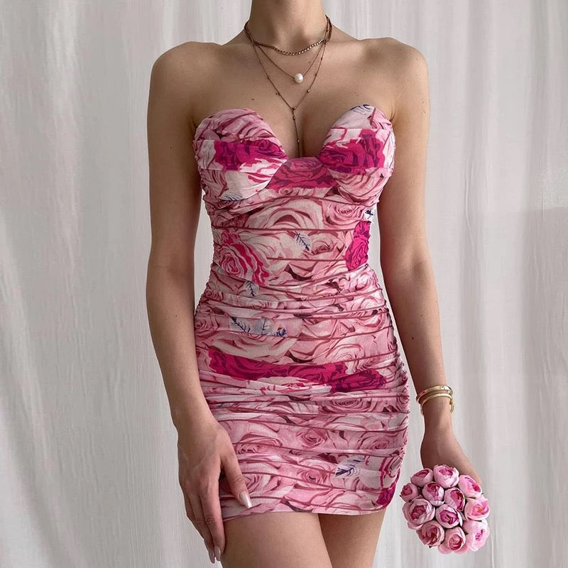ROSE FLORAL DRESS by 227102