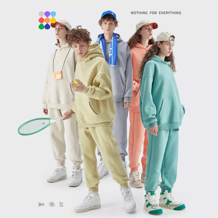 PLAIN HOODED CO-ORDS by CRUX