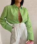 PLAIN COTTON SHIRT by 227102