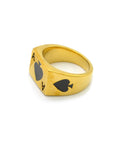 BLACK JACK GOLD RING by CRUX