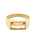 Peach Gem Ring by CRUX